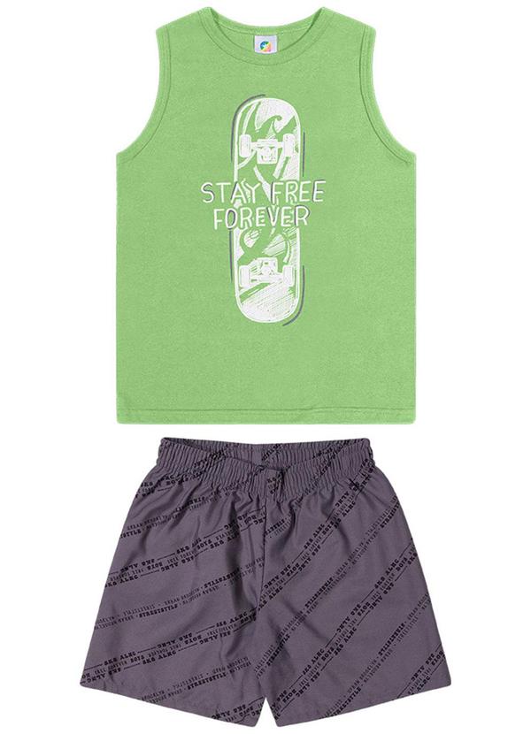 Alenice - Conjunto Free Forever Menino Verde