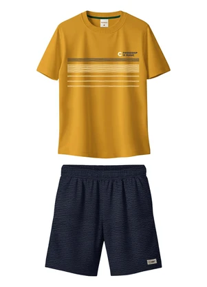 Carinhoso - Conjunto Friendship Is Magic Amarelo Mostarda - CARINHOSO