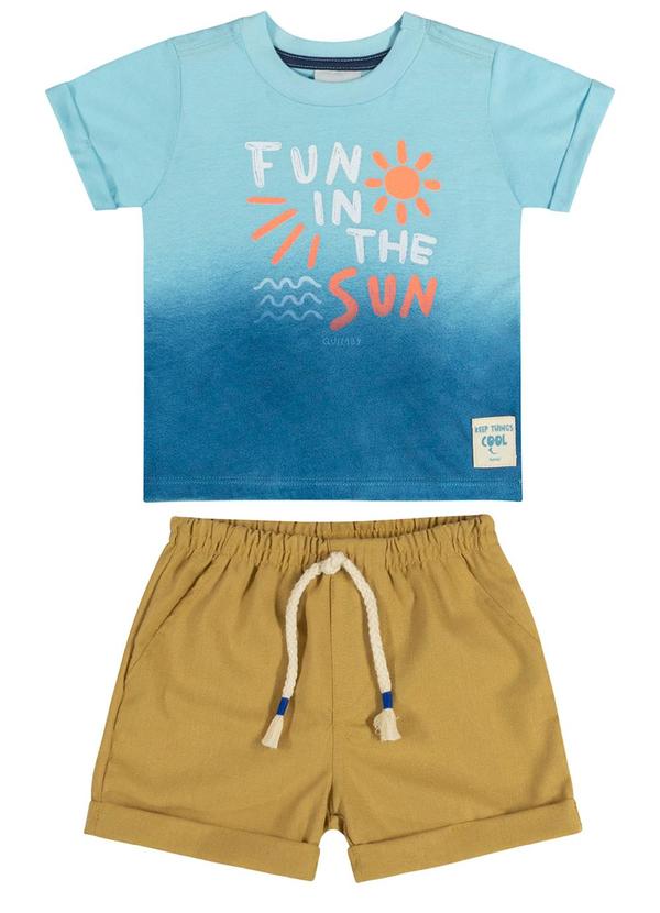 Quimby - Conjunto Fun In The Sun Bebê Menino Azul