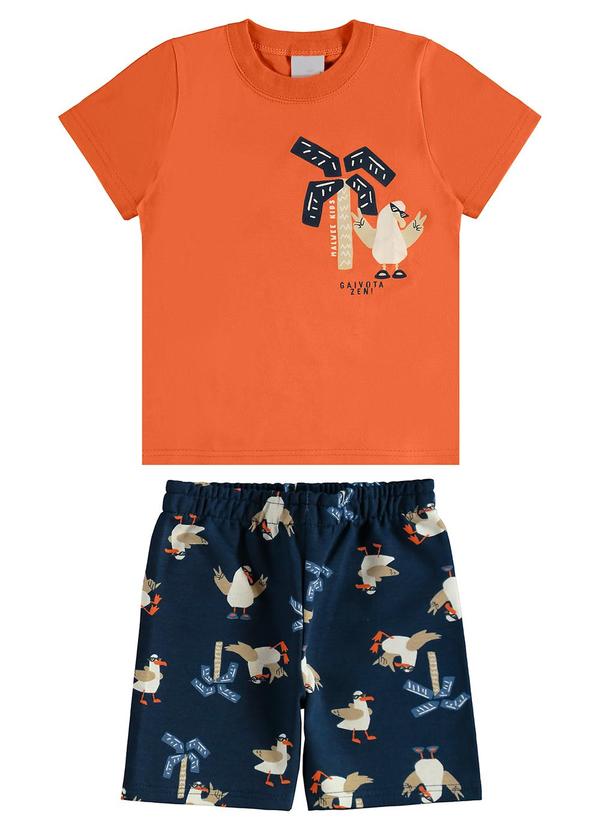 Malwee Kids - Conjunto Gaivota Zen Laranja 2