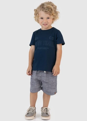 Carinhoso - Conjunto Good Time Hd Azul Marinho - CARINHOSO