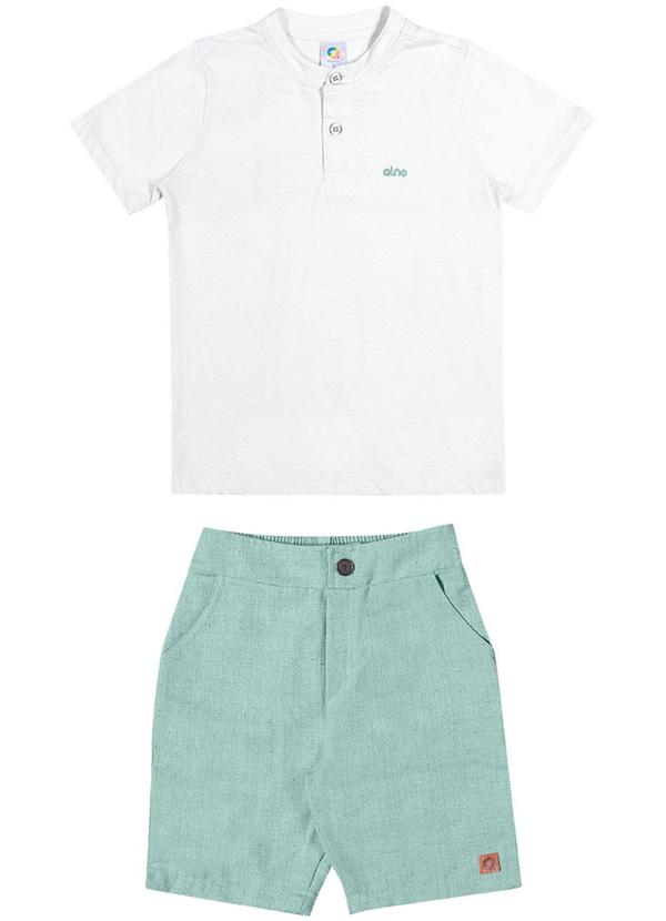 Alenice - Conjunto Great Summer Menino Branco