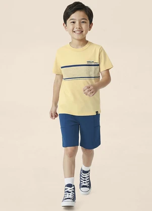 Malwee Kids - Conjunto High On Adventure Amarelo Claro - MALWEE KIDS