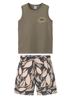 Malwee Kids - Conjunto High On Adventure Taupe - MALWEE KIDS
