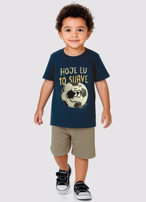 Malwee Kids - Conjunto Hoje Eu Tô Suave Azul - MALWEE KIDS
