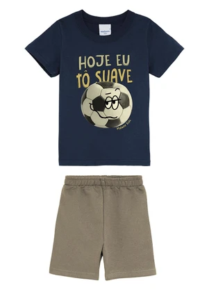 Malwee Kids - Conjunto Hoje Eu Tô Suave Azul - MALWEE KIDS