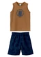 Malwee Kids - Conjunto High On Adventure Taupe - variação: Caramelo