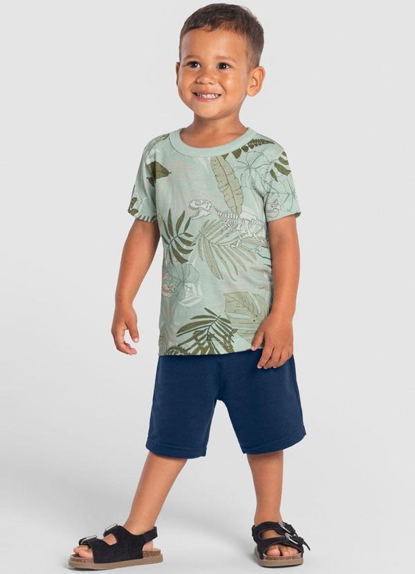 Brandili - Conjunto Inf. de Folhas e Dinossauro Verde