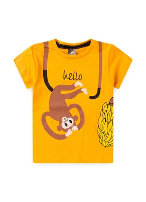 Rosa Azul - Conjunto Inf. Menino Hello Kangulu Amarelo - ROSA AZUL