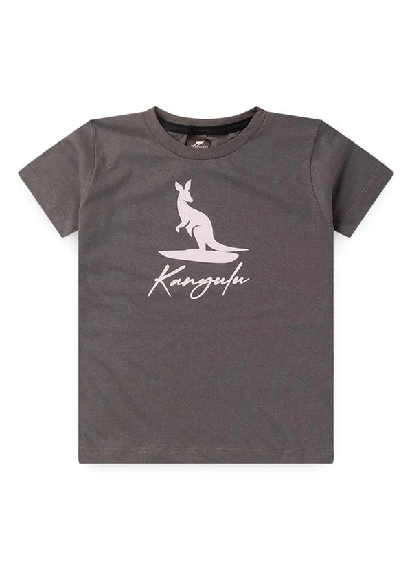 Rosa Azul - Conjunto Inf. Menino Mascote Kangulu Chumbo 3