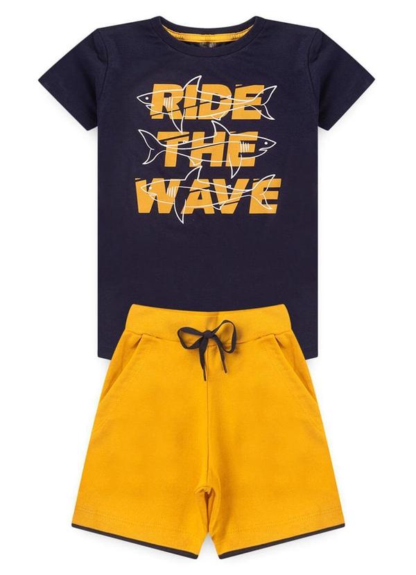 Rosa Azul - Conjunto Inf. Menino Ride The Wave Azul Marinho 2