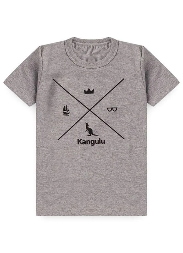 Rosa Azul - Conjunto Inf. Menino Símbolos Kangulu Mescla 2