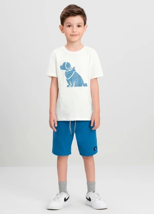 Conjunto Infantil 3d Dog Quimby Branco - QUIMBY