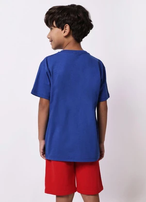Torra - Conjunto Infantil Algodão Estampa Snoopy Azul - TORRA