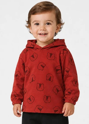 Select - Conjunto Infantil Blusão com Calça Laranja - SELECT
