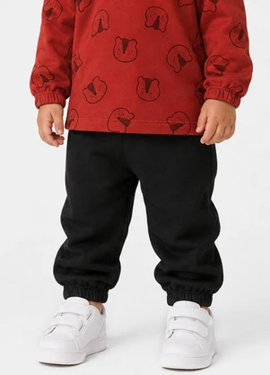 Select - Conjunto Infantil Blusão com Calça Laranja - SELECT