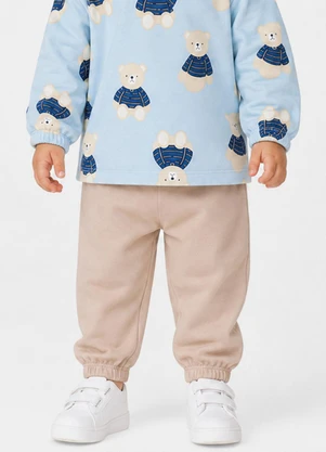 Select - Conjunto Infantil Blusão com Capuz e Calça Azul - SELECT