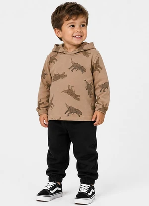 Select - Conjunto Infantil Blusão com Capuz e Calça Verde - SELECT