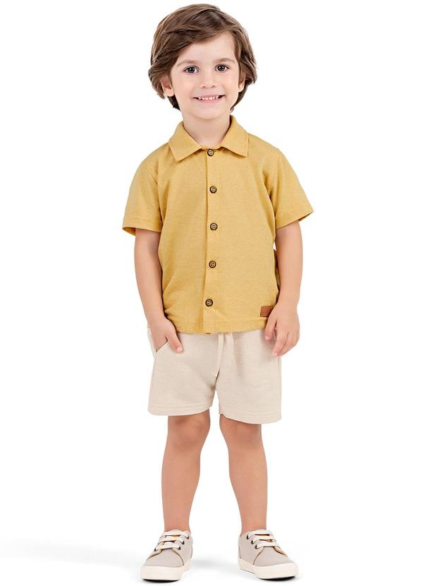 Colorittá - Conjunto Infantil Botões Colorittá Amarelo