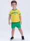 Vida Costeira - Conjunto Infantil Brasil Copa Verão Amarelo - variação: Amarelo