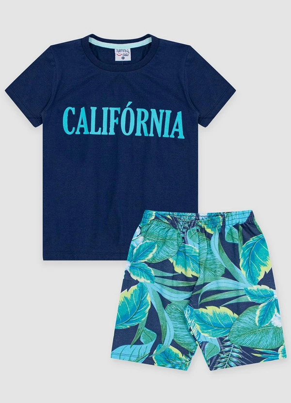 Turminha - Conjunto Infantil Cali Azul