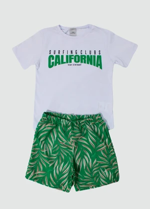 Vida Costeira - Conjunto Infantil Cali Club Branco - VIDA COSTEIRA