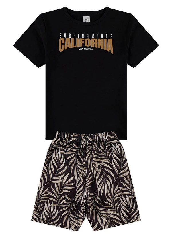 Vida Costeira - Conjunto Infantil Cali Club Preto 2