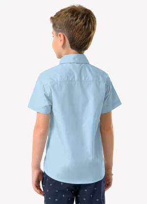 Trick Nick - Conjunto Infantil Camisa com Bermuda Azul - TRICK NICK