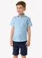 Trick Nick - Conjunto Infantil Camisa com Bermuda Marrom - variação: Azul