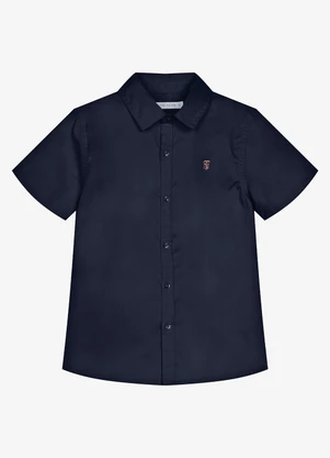 Trick Nick - Conjunto Infantil Camisa com Bermuda Azul - TRICK NICK