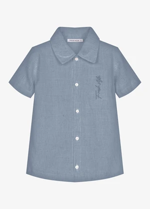Trick Nick - Conjunto Infantil Camisa com Bermuda Azul - TRICK NICK