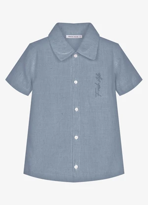 Trick Nick - Conjunto Infantil Camisa com Bermuda Azul - TRICK NICK