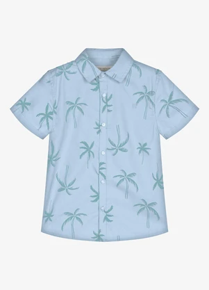 Trick Nick - Conjunto Infantil Camisa com Bermuda Azul - TRICK NICK