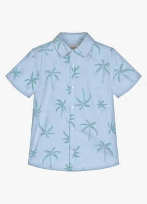 Trick Nick - Conjunto Infantil Camisa com Bermuda Azul - TRICK NICK
