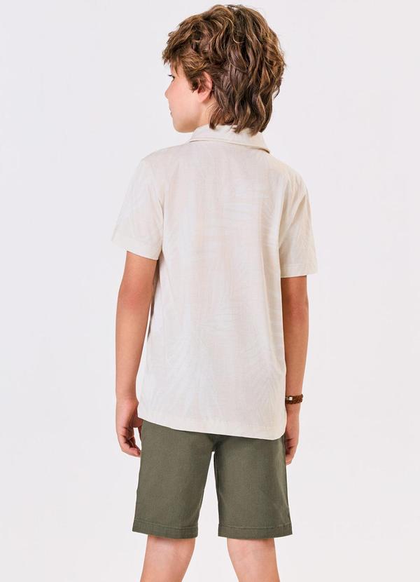 Trick Nick - Conjunto Infantil Camisa com Bermuda Bege 2