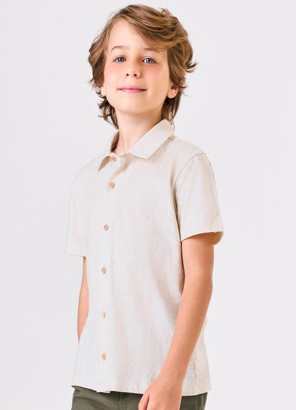 Trick Nick - Conjunto Infantil Camisa com Bermuda Bege 4