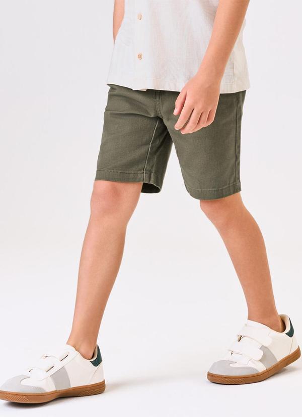 Trick Nick - Conjunto Infantil Camisa com Bermuda Bege 5