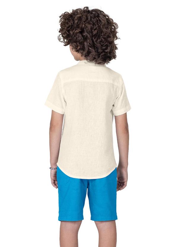 Trick Nick - Conjunto Infantil Camisa com Bermuda Bege 2