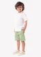 Trick Nick - Conjunto Infantil Camisa com Bermuda Bege - variação: Bege