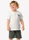 Trick Nick - Conjunto Infantil Camisa com Bermuda Bege - variação: Bege