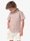 Trick Nick - Conjunto Infantil Camisa com Bermuda Rosa - variação: Rosa
