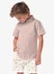Trick Nick - Conjunto Infantil Camisa com Bermuda Rosa - variação: Rosa