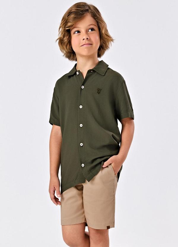 Trick Nick - Conjunto Infantil Camisa com Bermuda Verde 1
