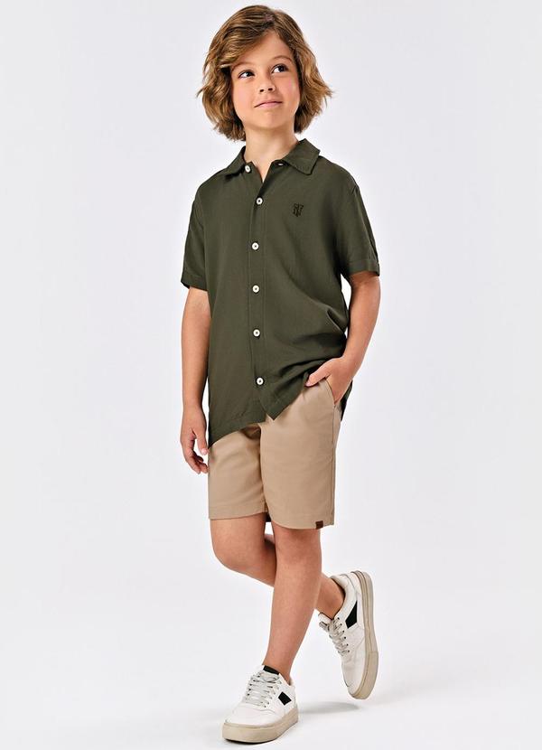 Trick Nick - Conjunto Infantil Camisa com Bermuda Verde 3