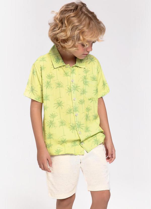 Trick Nick - Conjunto Infantil Camisa com Bermuda Verde