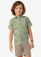 Trick Nick - Conjunto Infantil Camisa com Bermuda Azul - variação: Verde