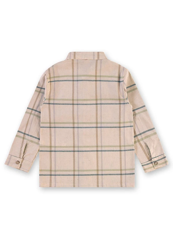 Up Baby - Conjunto Infantil Camisa e Bermuda Bege 5