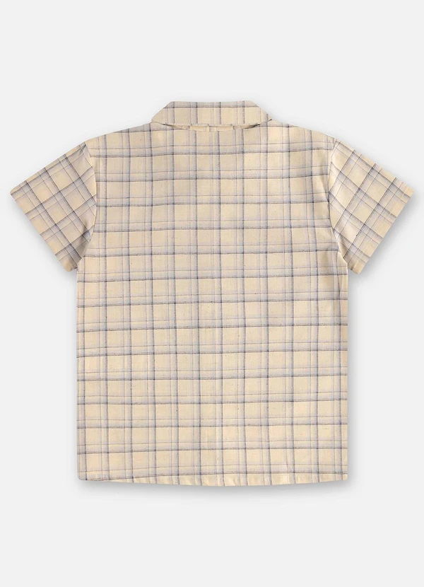 Up Baby - Conjunto Infantil Camisa e Bermuda Bege 5