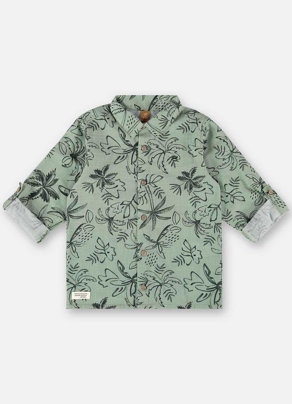 Up Baby - Conjunto Infantil Camisa e Bermuda Verde 4