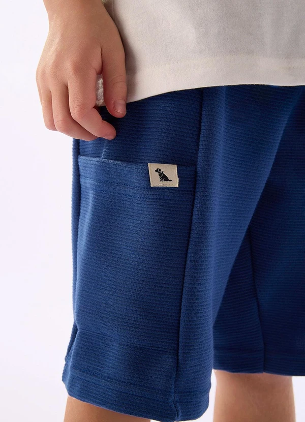 Quimby - Conjunto Infantil Camiseta Bermuda Branco 5